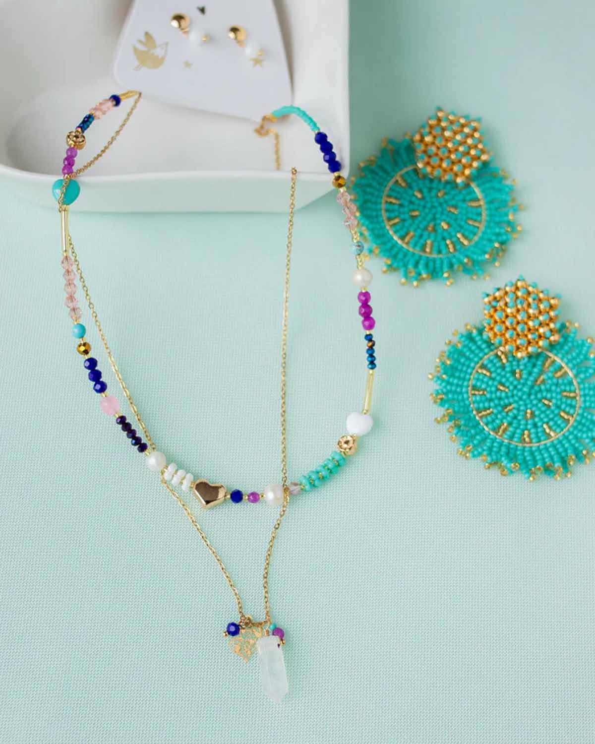 Set de collar con cuarzo