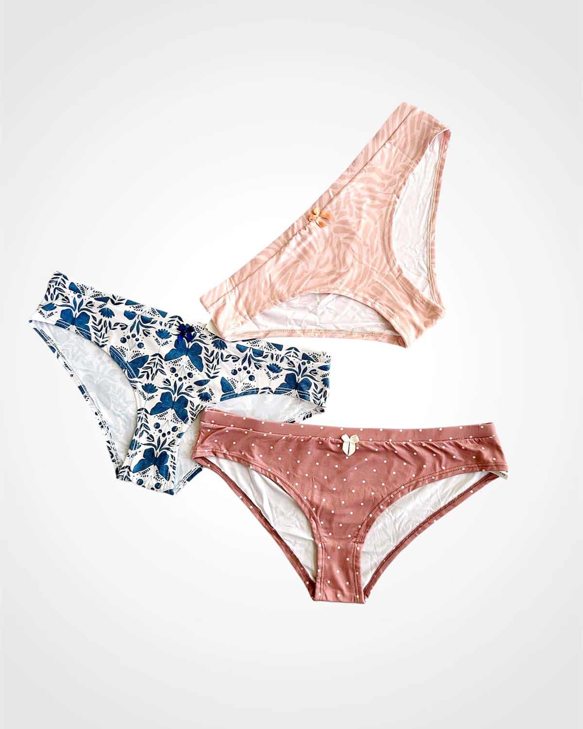 3 Pack semi cacheteros estampados